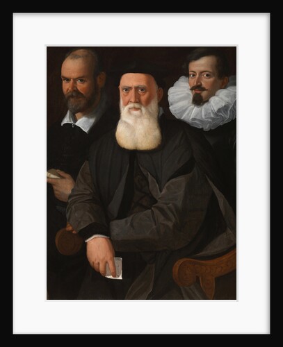 Portrait of Guido Guardi with his sons, c. 1570 by Anonymous