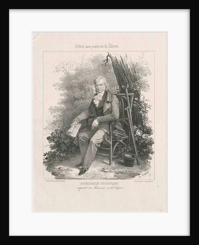 Portrait of Benjamin Constant by Anonymous