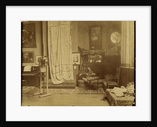John Singer Sargent in his workshop, c. 1890 by Anonymous