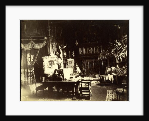 Mihàly Munkàcsy in his workshop, c. 1890 by Anonymous