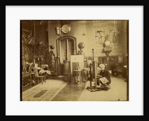 Jean-Léon Gérôme in his workshop, c. 1890 by Anonymous