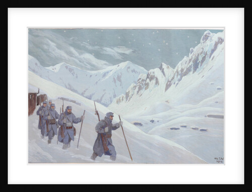 The Alpine Patrol, 1916 by Anonymous