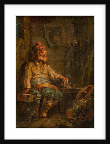 Russian peasant resting, 1760s by Anonymous