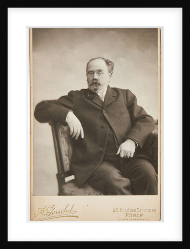 Portrait of Émile Zola, ca 1895-1900 by Anonymous