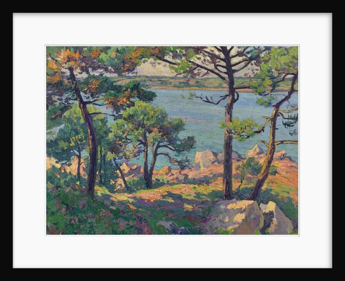 Pines over the Trieux river, 1913 by Anonymous