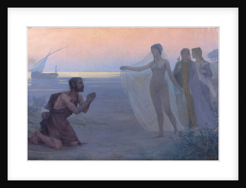The Shepherd and the Sea, 1895 by Anonymous