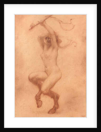 Satyress (A female faun) by Anonymous