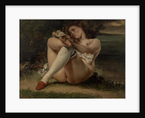 Woman with White Stockings (La Femme aux bas blancs), 1861 by Anonymous