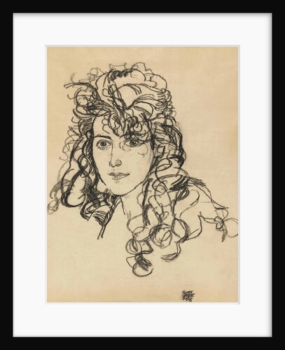 Girls head (Frau Sohn), 1918 by Anonymous