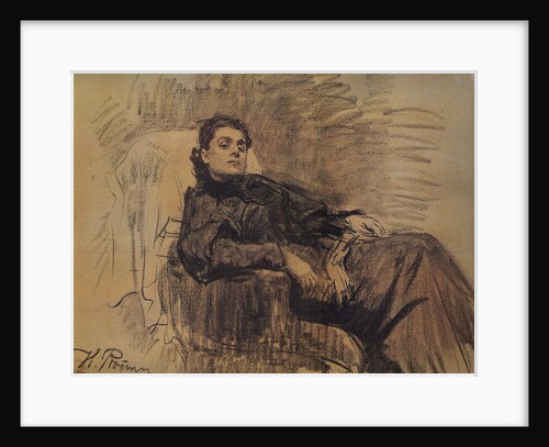 Portrait of the actress Eleonora Duse, 1891 by Anonymous