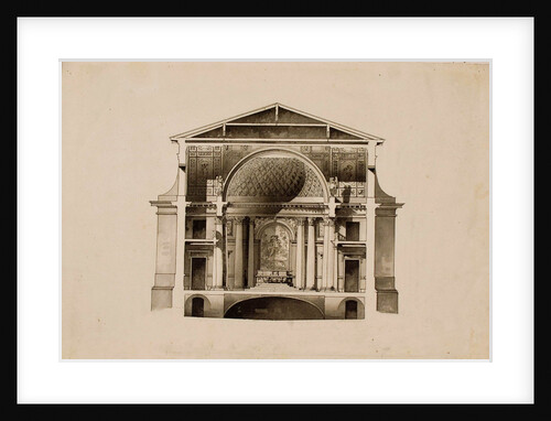Project of the Maltese Chapel at the Vorontsov Palace in Saint Petersburg, 1798-1800 by Anonymous