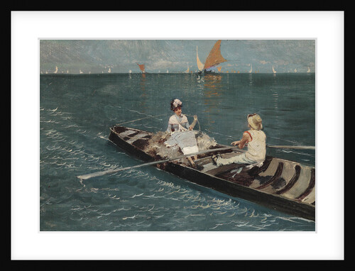 Boat trip in the lagoon, 1883 by Anonymous