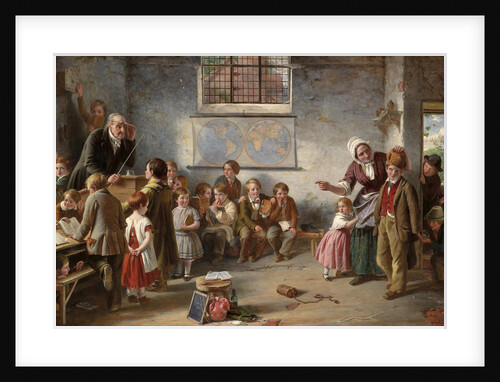 The new pupil, 1854 by Anonymous