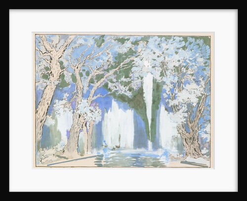 Stage design for the ballet The Little Humpbacked Horse by C. Pugni, 1939 by Anonymous