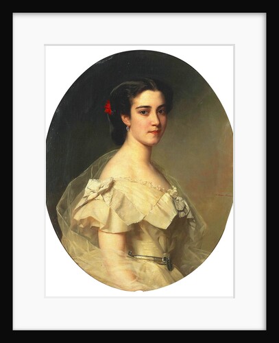 Portrait of Baroness Lina Yxkull-Gyllenband, née von Adelson, 1863 by Anonymous