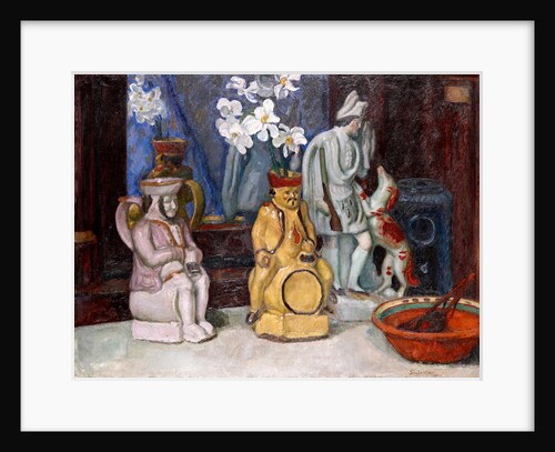 Still life with ceramics and narcissi, 1927 by Anonymous