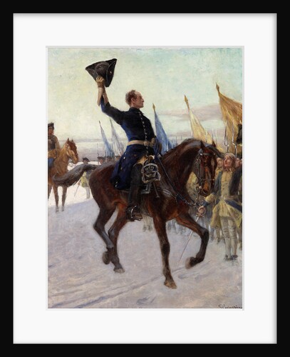 Charles XII greets his Caroleans, 1923 by Anonymous