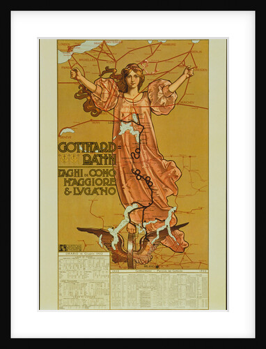 Train schedule of the Gotthard-Railway for the year 1902, 1902 by Anonymous
