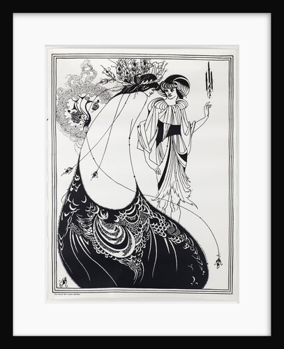 The Peacock Skirt. Illustration for Salome by Oscar Wilde, 1894 by Anonymous