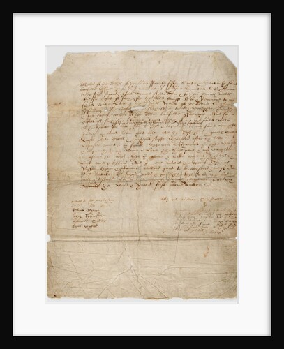 Shakespeares Last Will, 25 March 1616, 1616 by Anonymous