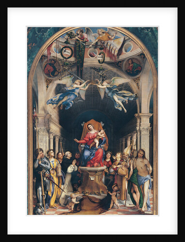 Virgin and Child Enthroned with Saints, 1513-1516 by Anonymous