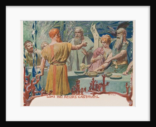 Loki at Ægirs Banquet by Anonymous