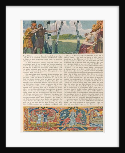 The Death of Baldr (Left site) by Anonymous