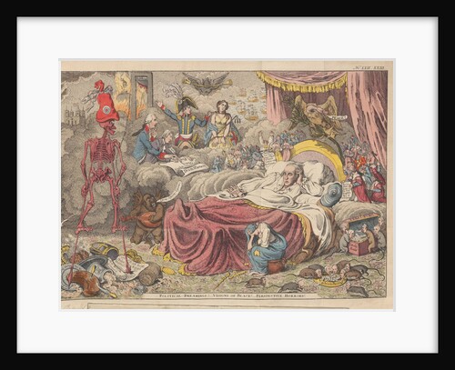 Political dreaming! Visions of peace! Perspective horrors!, 1801 by Anonymous
