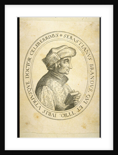 Portrait of Sebastian Brant, c. 1497 by Anonymous