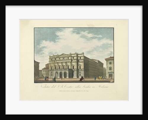Teatro alla Scala, ca 1820 by Anonymous
