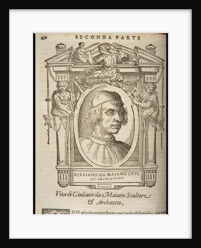 Giuliano da Maiano, ca 1568 by Anonymous