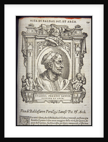 Baldassare Peruzzi, ca 1568 by Anonymous