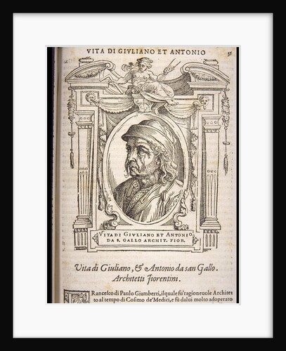 Giuliano da Sangallo, ca 1568 by Anonymous