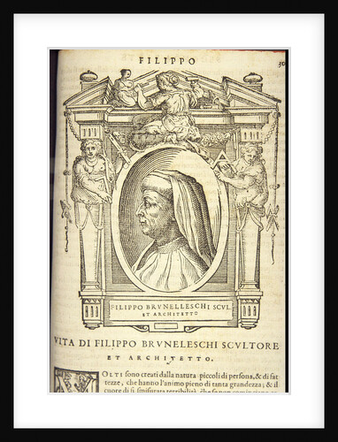Filippo Brunelleschi, ca 1568 by Anonymous