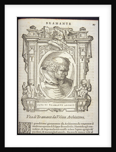 Donato Bramante, ca 1568 by Anonymous