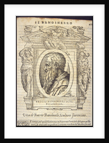 Baccio Bandinelli, ca 1568 by Anonymous