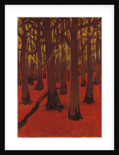 La Foret au sol rouge, 1891 by Anonymous