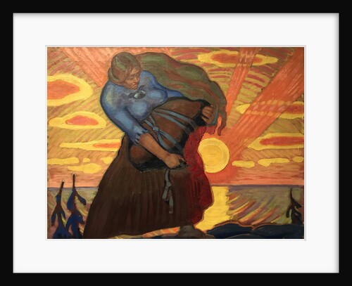 Linda Carrying a Rock, 1917 by Anonymous
