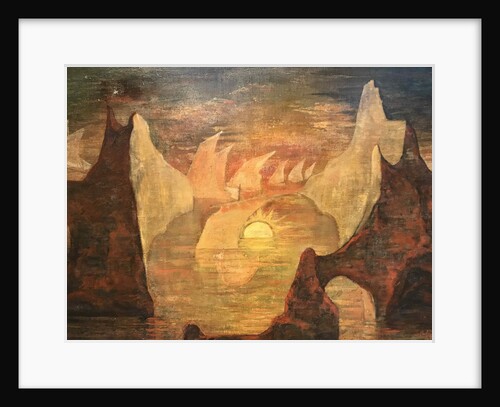 The Sun at dusk, 1916 by Anonymous