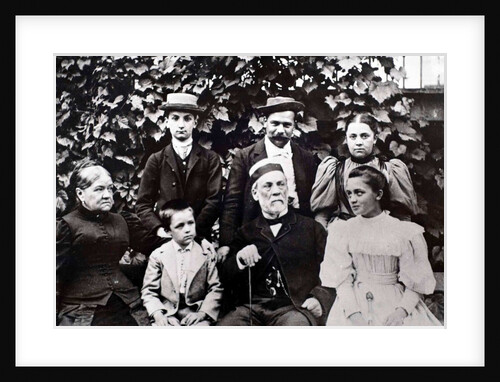 Louis Pasteurs Family, c. 1890 by Anonymous