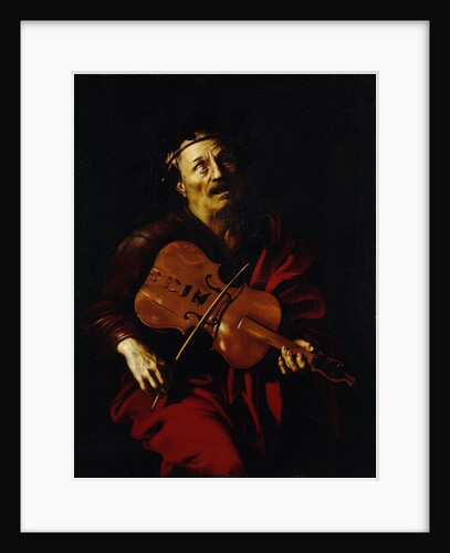 The blind Homer playing the Lira da Braccio, c. 1622 by Anonymous