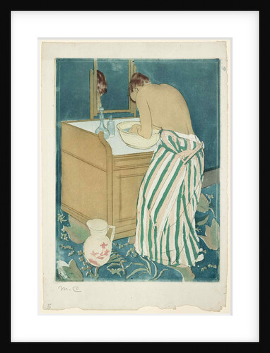 A Woman bathing, 1890-1891 by Anonymous