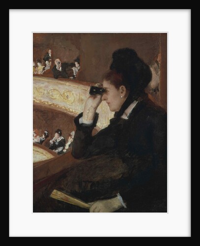 In the Loge, ca 1878 by Anonymous