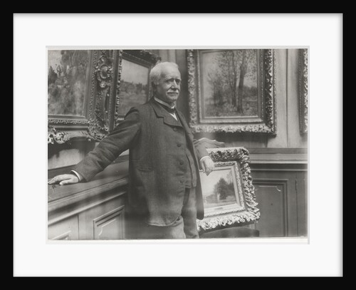 Portrait of Paul Durand-Ruel in his gallery, c. 1910 by Anonymous