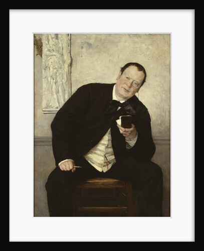 Portrait of the journalist Godfrey Renholm, 1880 by Anonymous