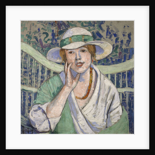 Le chapeau blanc et vert, 1914 by Anonymous