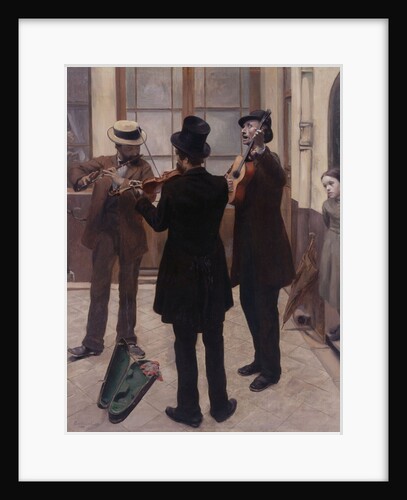 Les Musiciens (Musicians in a courtyard), 1883 by Anonymous