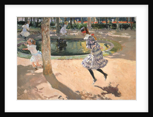 Skipping rope. La Granja, 1907 by Anonymous