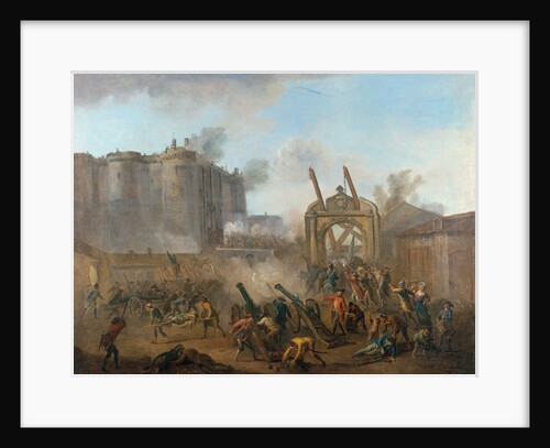 The Storming of the Bastille on 14 July 1789, c. 1789 by Anonymous