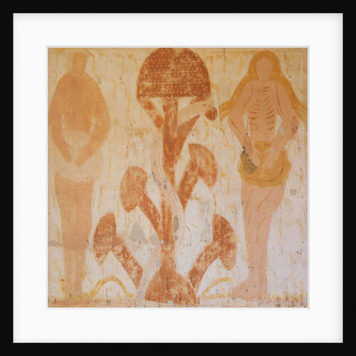 Temptation and Original Sin: Adam, Eve and the serpent, 12th century by Anonymous